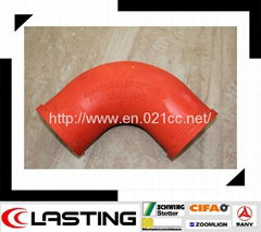 DN125  R180*90D  Concrete Pump Elbow