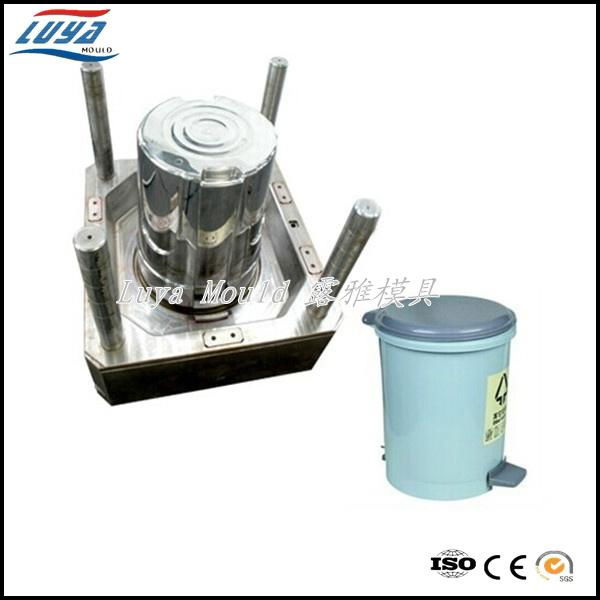 Luya Manufacture plastic wastebin mould 3