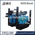 DFQ-200 Water Well drilling Machine working with air compressor