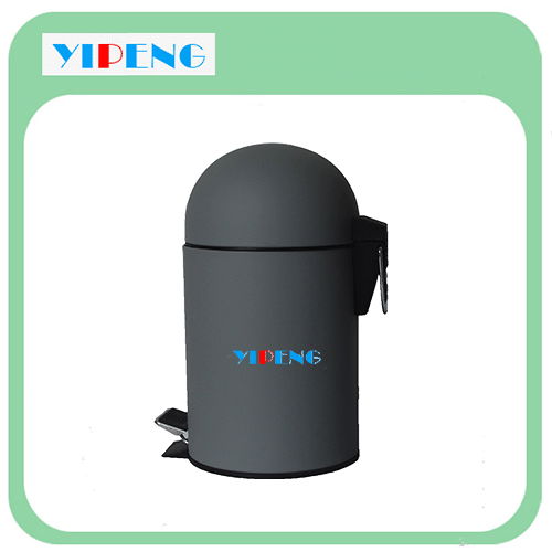 Ball shape lid pedal dust bin 2