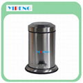 Ladder lid round pedal dust bin 2