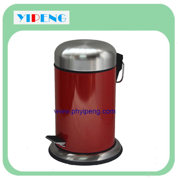 Bowl lid round pedal dust bin 2