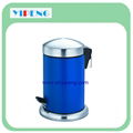 Arch lid round pedal dust bin