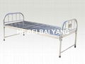 All Stainless Steel Flat Hospital Bed 1