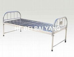 All Stainless Steel Flat Hospital Bed