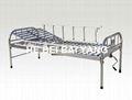 All Stainless Steel Single Function Manual Hospital Bed