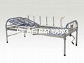 All Stainless Steel Single Function Manual Hospital Bed 1