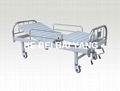 Movable Double-function Hospital Bed with Stainless Steel Bed Head 1