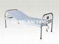 Single-function Manual Hospital Bed with Stainless Steel Bed Head 1