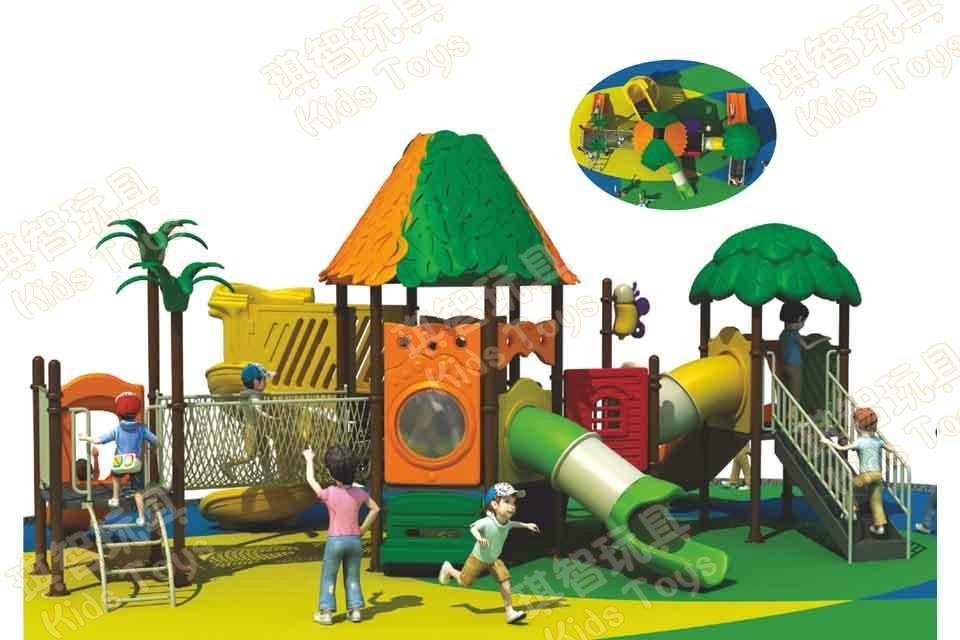 Amusement playground outdoor play center for children 3