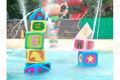 Fiberglass kids creative water playground 2