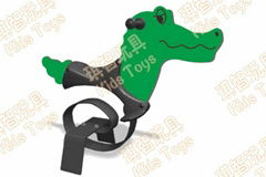 Outdoor PE animal spring rocker