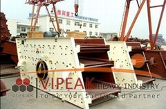 Circular vibrating screen of stone