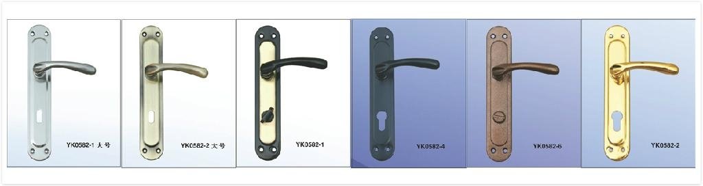 Panel handle hardware lock