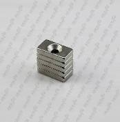 permanent magnet block with screw hole