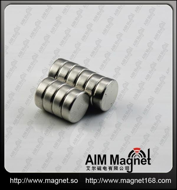 Rare Earth NdFeB cylinder magnets 