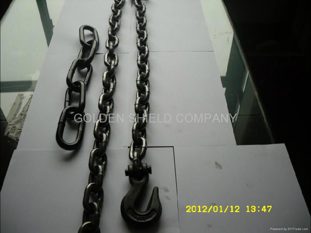 Link Chain with Clevis Hook
