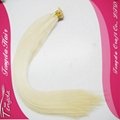  5A Indian Virgin Human  hair #613 stright 26" I-tip Hair Extension 1g/strand 