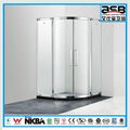 2014 round 8mm tempered glass shower