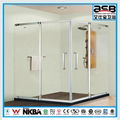 2 sided 8mm tempered glass shower enclosure 1