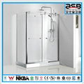 high tray 6mm tempered glass shower