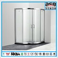 double sliding 8mm tempered glass shower