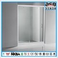 aluminum profile 8mm tempered glass shower cabin