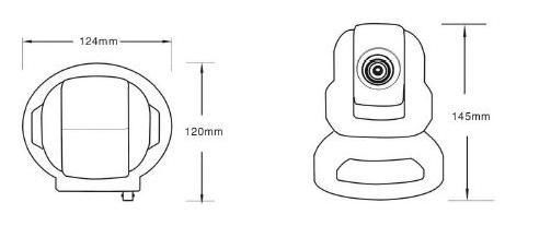 10x Optional Zoom Mini PTZ IP Camera	 2