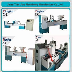 professional high precision cnc lathe in wood working machine