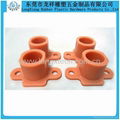 Custom molded silicone rubber sleeve parts 1