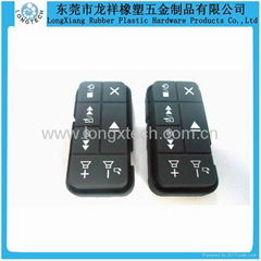Silicone rubber keypad for car