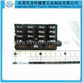 Silicone matrix keypad 3