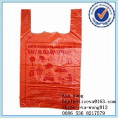 plastic t shirt  shopping bag