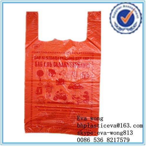 plastic t shirt  shopping bag