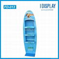 Promotion Lunch bag 4 Shelves Cardboard Point of Sale Display Rack 1