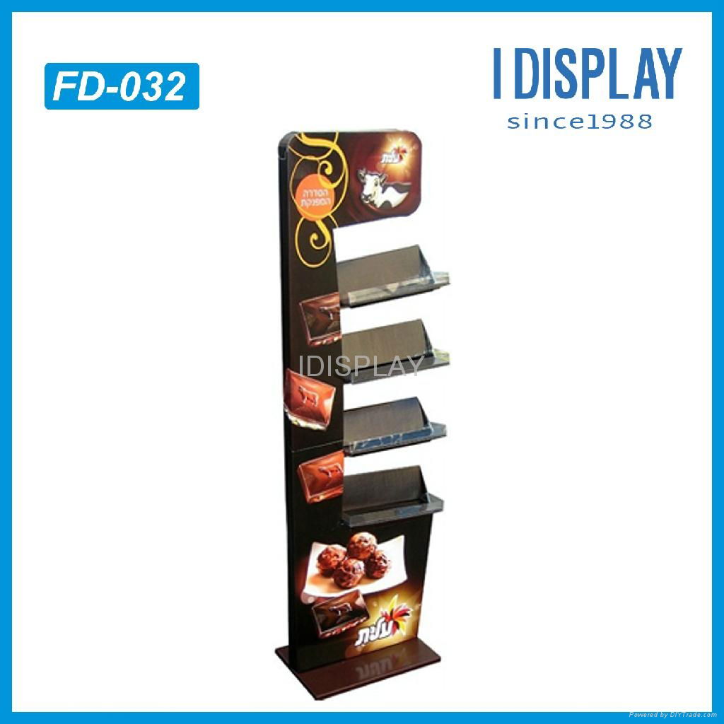 Food Cardboard Display for supermarket, bread store 2