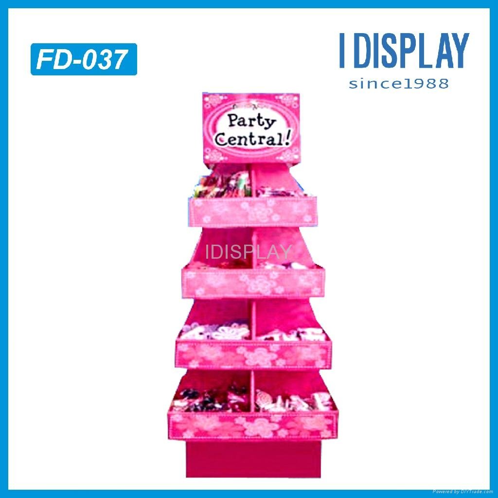 promotional gifts cardboard display stand for gifts package cardboard racks
