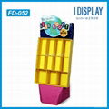 Fantacy cardboard cosmetic display shelf retail cosmetic cardboard display 3