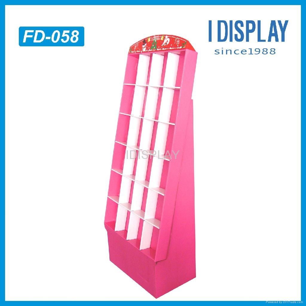 Idisplay point of sale cardboard display for mobile phone accessories display 2