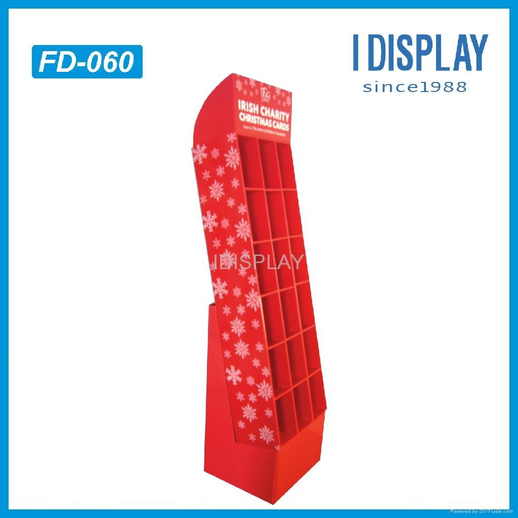 Idisplay point of sale cardboard display for mobile phone accessories display 4