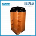 recycled cardboard display unit corrugated floor cardboard display  3