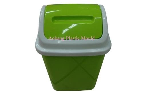 Plastic injection trash can mould-1 4