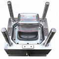 Plastic injection trash can mould-1 5