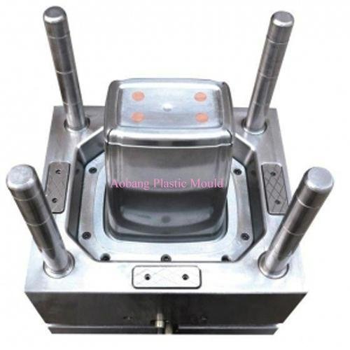 Plastic injection trash can mould-1 5
