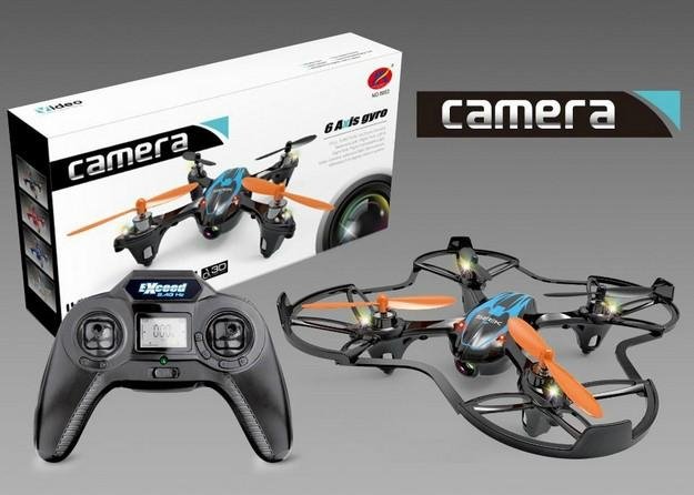 2.4G 6 Axis GYRO with Camera CAM 1G Storage LCD TX RC Quadcopter UFO RTF 3