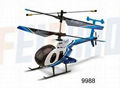 9988 Overclocking 2.4Ghz 4CH Double Propellers Mini Radio Control RC Helicopter  1