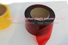 Durable use welding red pvc strip curtain