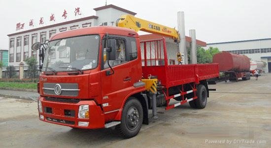 4*2 used hydraulic mobile crane truck crane DFL5160 2