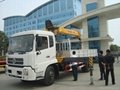 4*2 used hydraulic mobile crane truck crane DFL5160 5