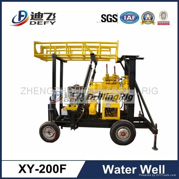 XY-200F water well drilling rig--200m deep 2